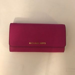 Michael Kors Magenta Wallet/Purse NWOT